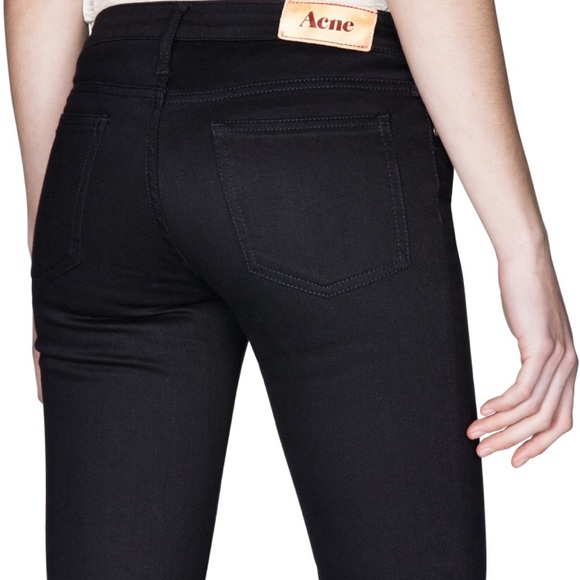 ACNE Kex Wet Black Jeans - NWT - Picture 4 of 9
